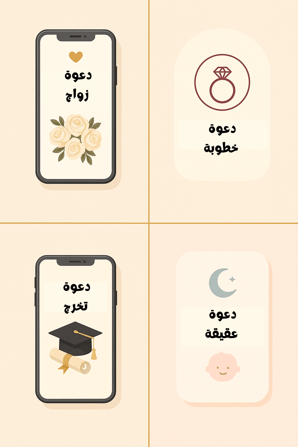 دليل اختيار تصميم يناسب نوع الحفل